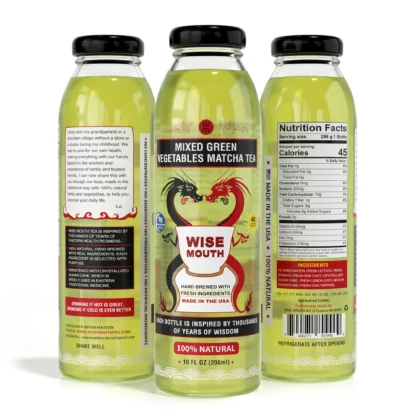 Mixed vegetables Matcha Tea
